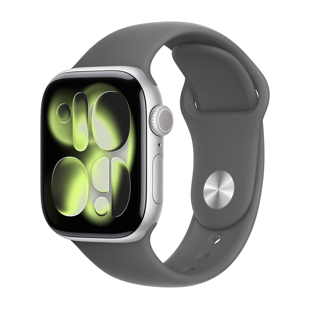 

Умные часы Apple Watch Series 11 (GPS), 46 мм, Silver Aluminum Case/Stone Gray Sport Band - S/M, Серебристый, Умные часы Apple Watch Series 11 (GPS), 46 мм, Silver Aluminum Case/Stone Gray Sport Band - S/M