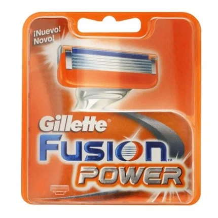 Сменные картриджи для бритвы Gillette Fusion Power, 4 шт.