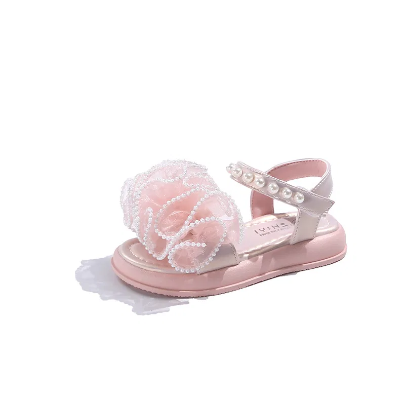 Детские сандалии с низким верхом, розовые, ZY033 Pink, SHIBU