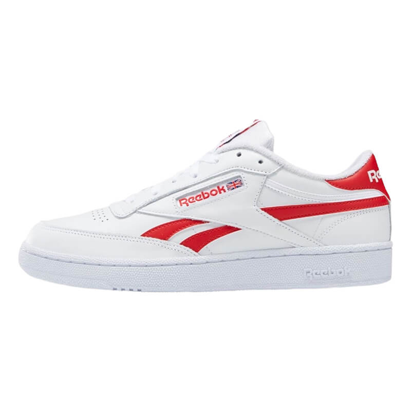 Кеды Reebok Classic Club C Revenge Unisex, белый/красный - фото