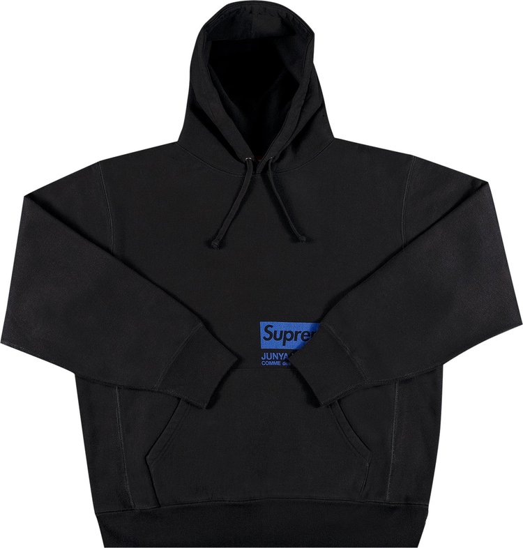 

Толстовка Supreme x Junya Watanabe x Comme des Garçons MAN Hooded Sweatshirt 'Black', черный