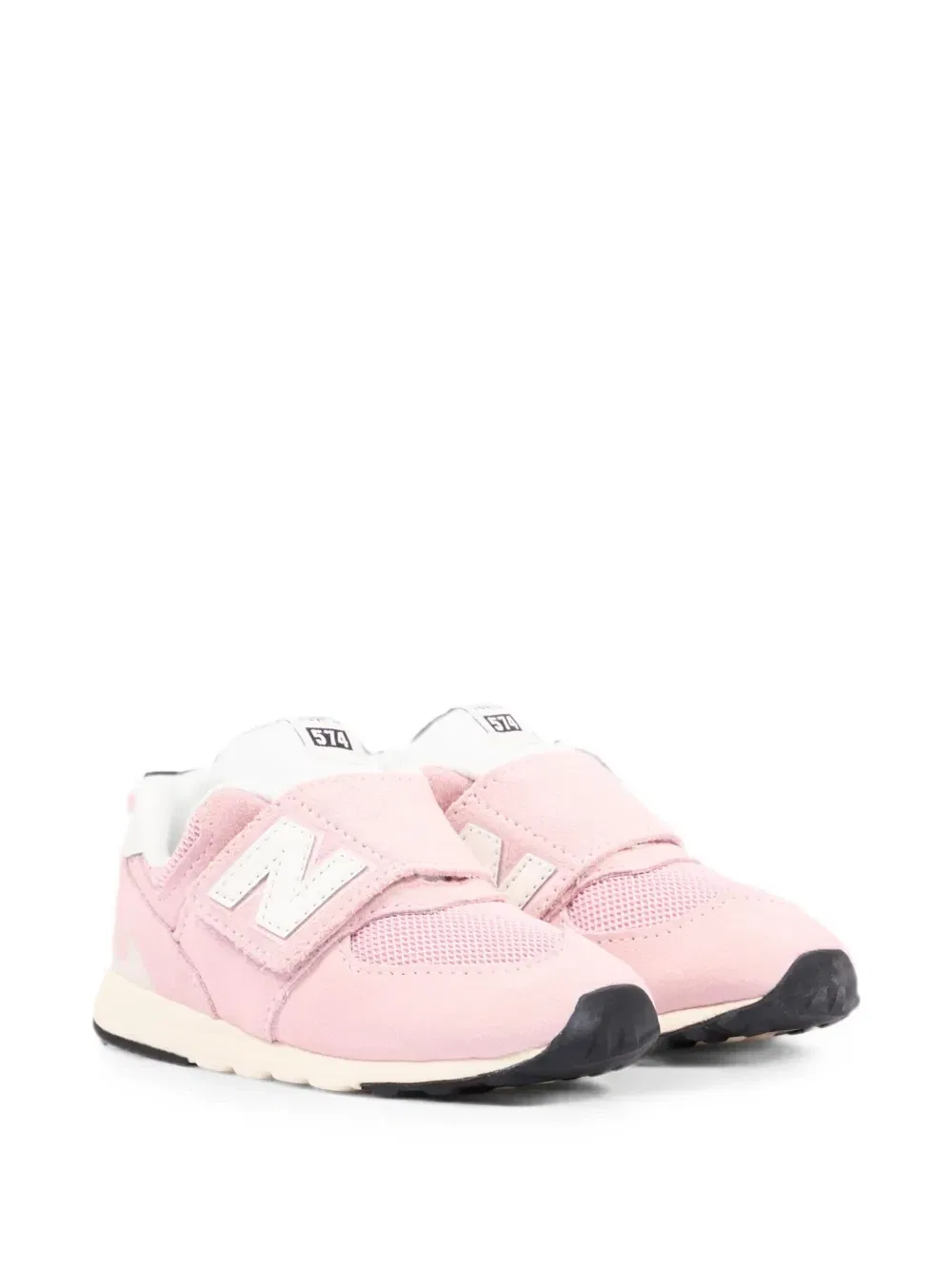 Кроссовки 574 на липучках New Balance Kids, розовый