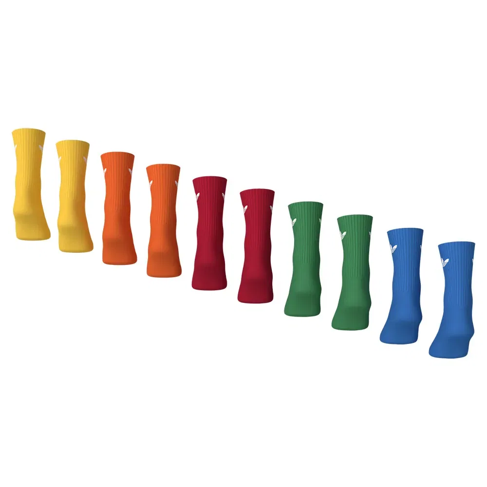 Носки Adidas Originals OG crew socks 10 шт, мультиколор — фото 3