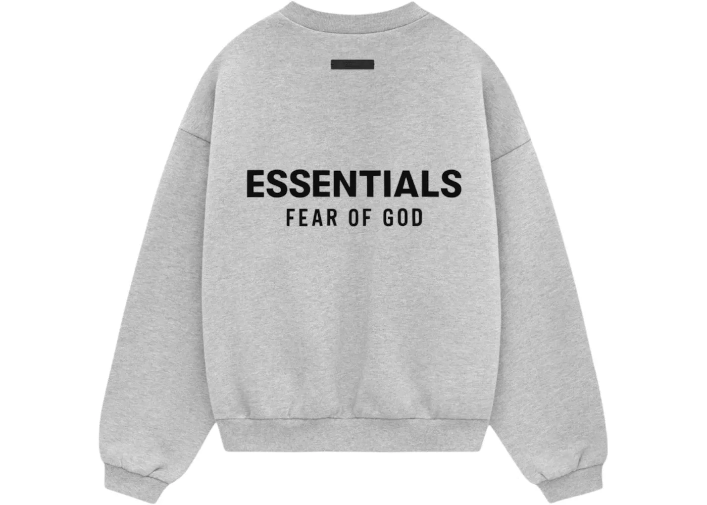Детское свитшот с длинным рукавом Crewneck Fear of God, Light Heather Gray — фото 2