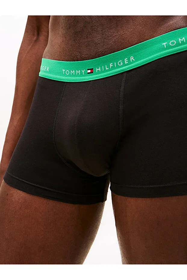 Мужской комплект боксеров с принтом 3 предмета Tommy Hilfiger, Mint Jade/Olympic Grn/Prp Nvy — фото 3