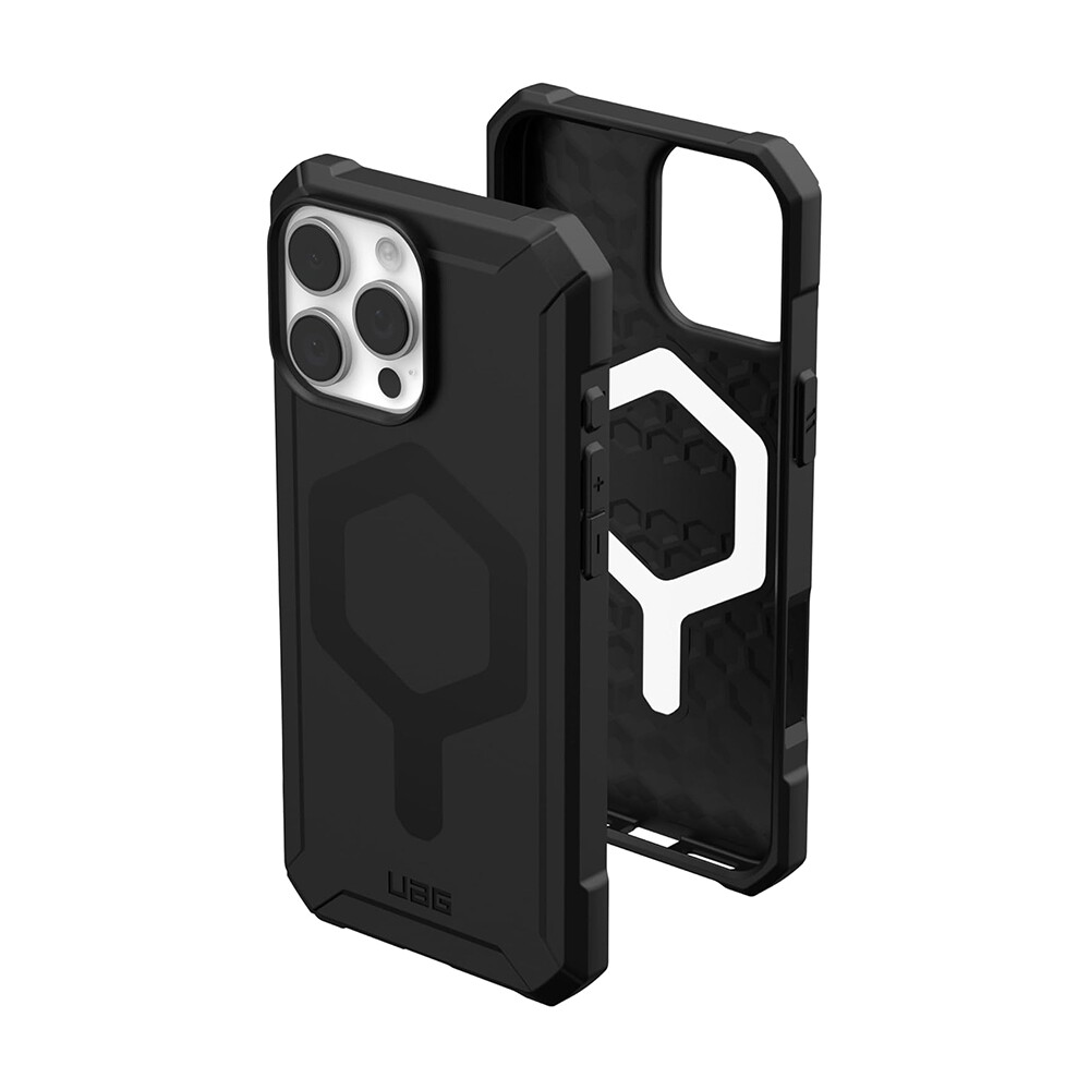 

Чехол UAG Essential Armor для iPhone 16 Pro Max с MagSafe, Black, Черный, Чехол UAG Essential Armor для iPhone 16 Pro Max с MagSafe, Black