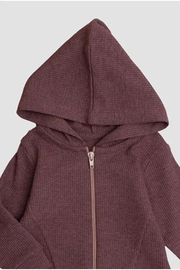 Детский комбинезон для новорожденных хлопковый Chicsy Baby, Brown — фото 2