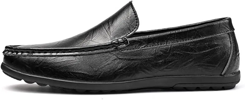 Лоферы из искусственной кожи, Round Toe, Black SayfuR — фото 3