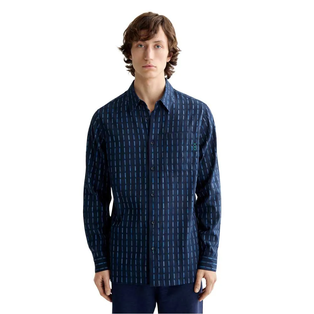 

Рубашка Scotch & Soda Striped Cotton Voile, синий