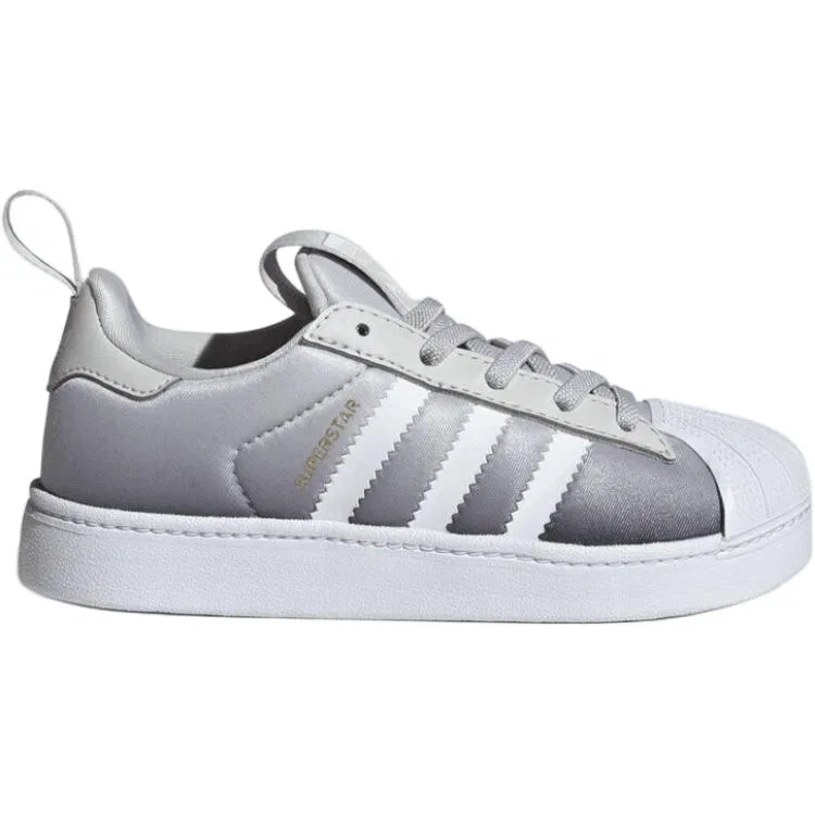 Детские кеды для скейтбординга SUPERSTAR Adidas Originals, Purple Gray — фото 3