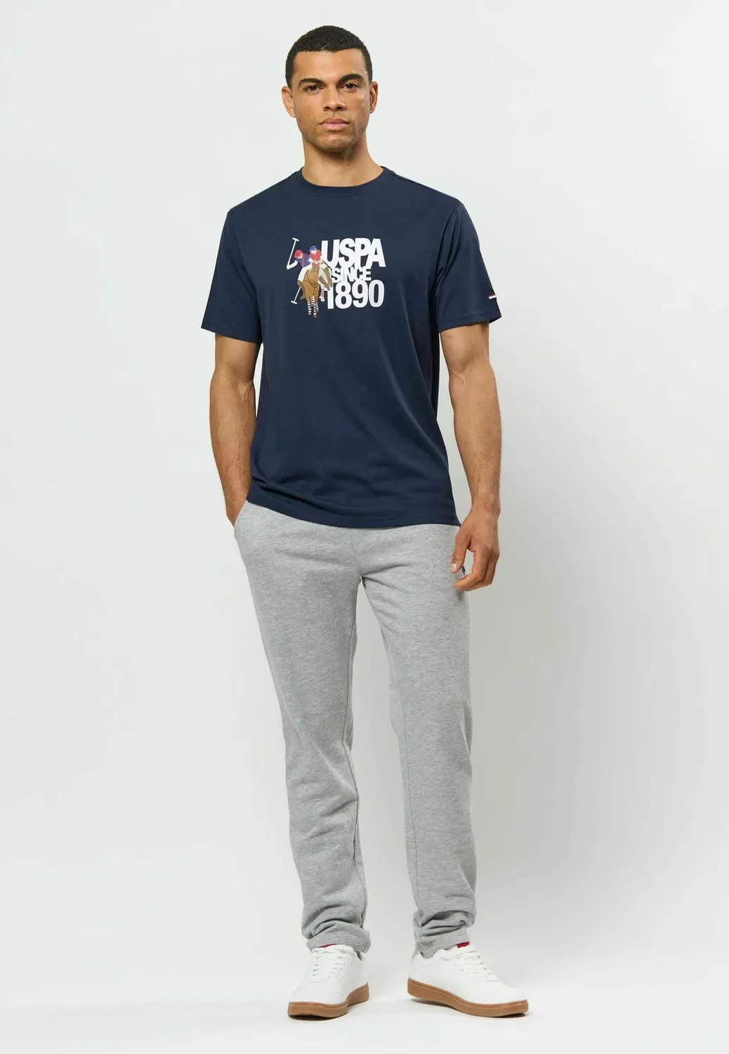 Умдамир - футболка с принтом U.S. Polo Assn., Dark Sapphire — фото 2