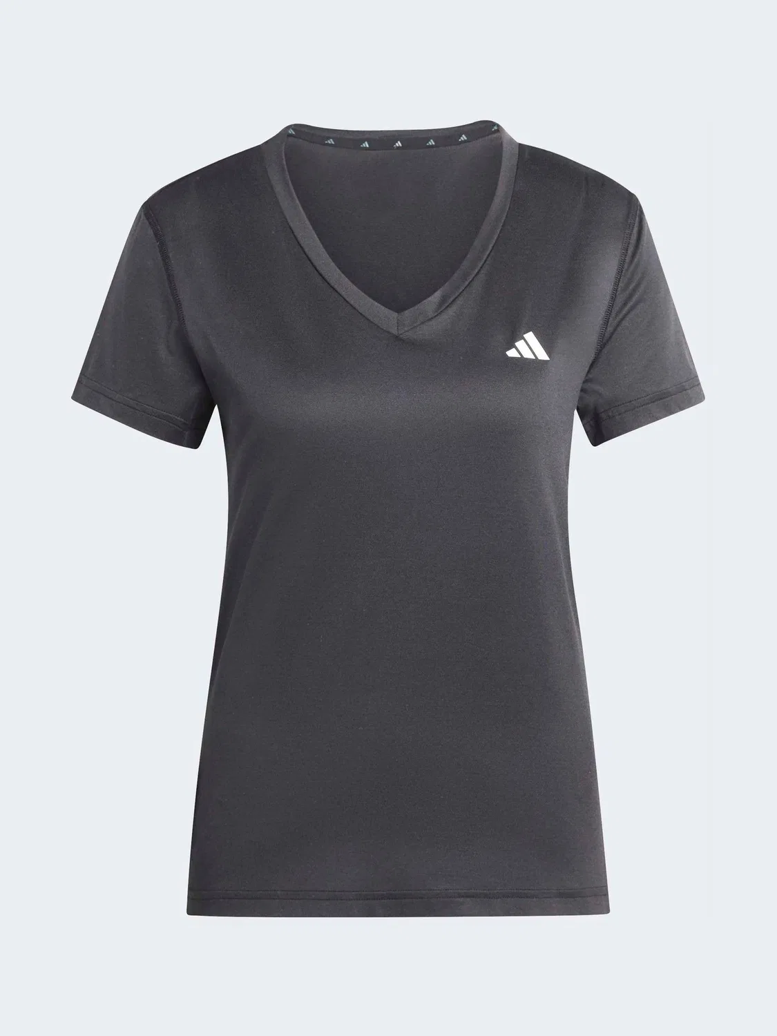 Футболка с V-образным вырезом adidas Workout Essentials, черный — фото 4