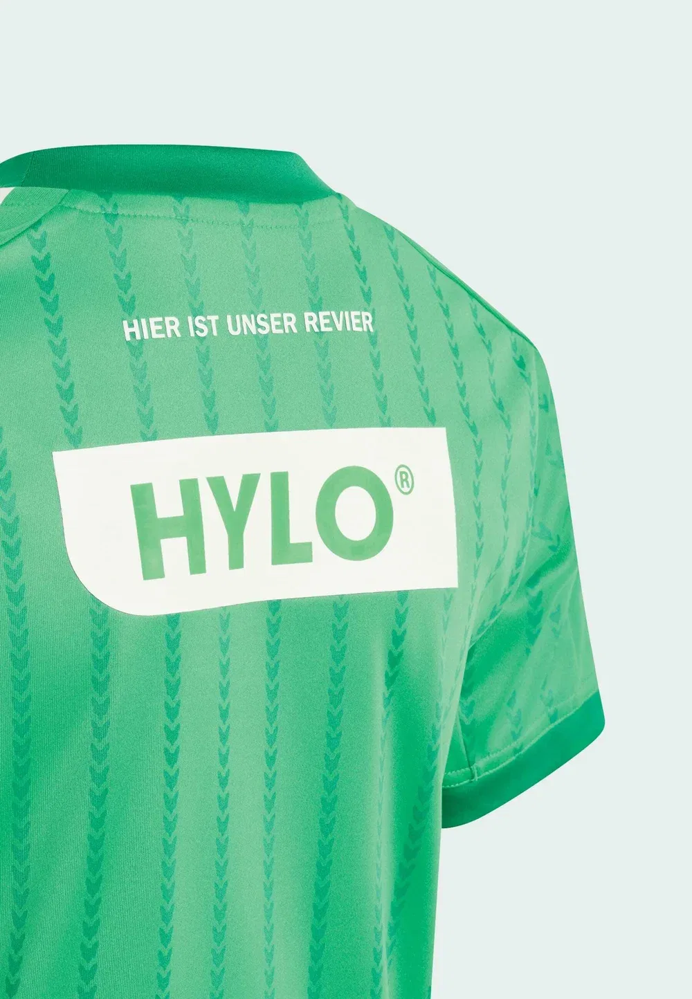 Футболка Fuechse Berlin, домашняя, детская - спортивная футболка Adidas Performance, Green — фото 4
