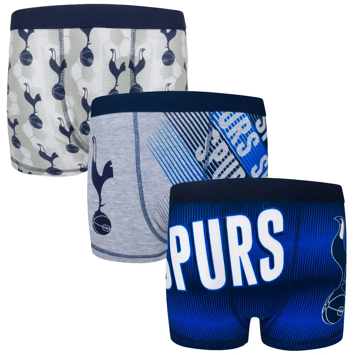 Детские боксеры-шорты 3 шт. Tottenham Hotspur Fc, Blue