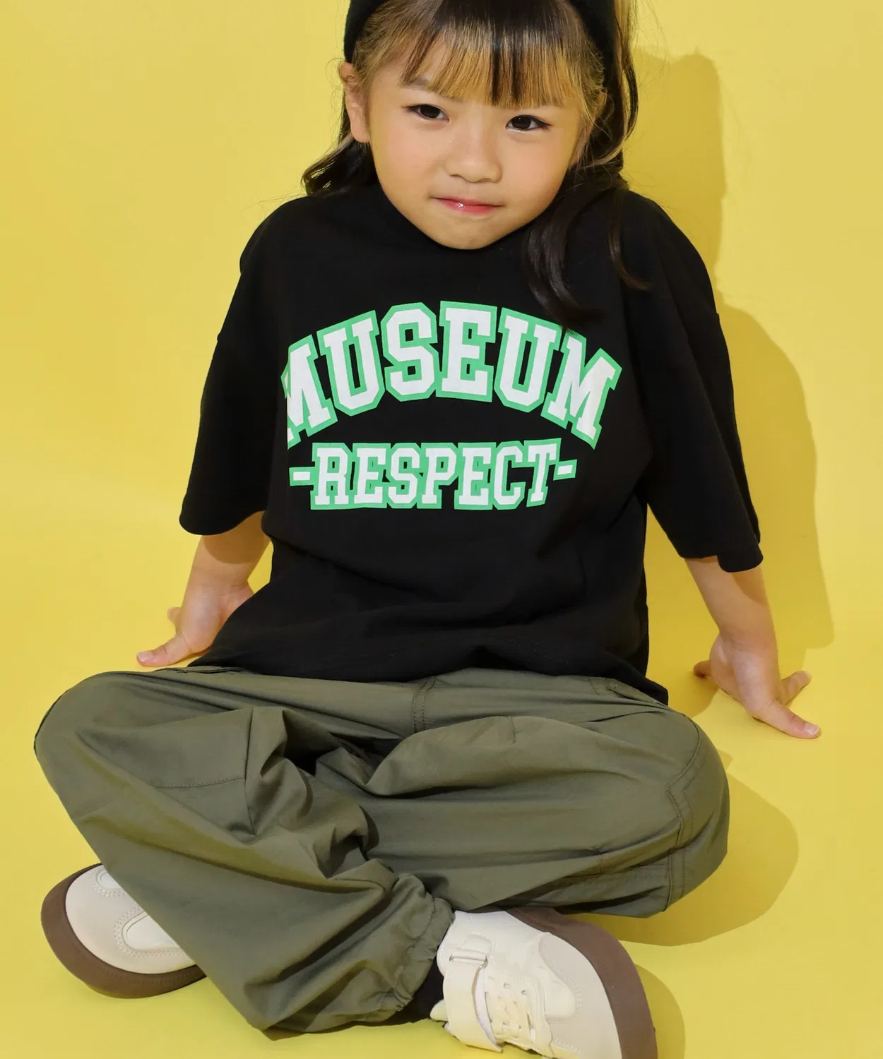 Детская футболка оверсайз с принтом USA Cotton Big T-Shirt Kids FUNALIVE, Brown — фото 2
