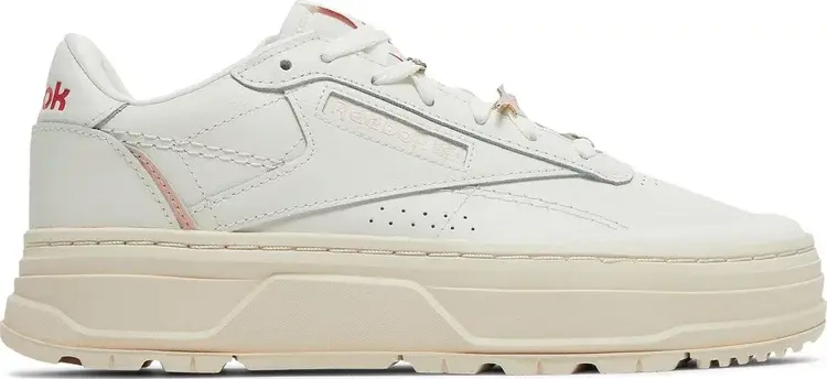 

Кроссовки wmns club c double geo 'chalk alabaster' Reebok, белый