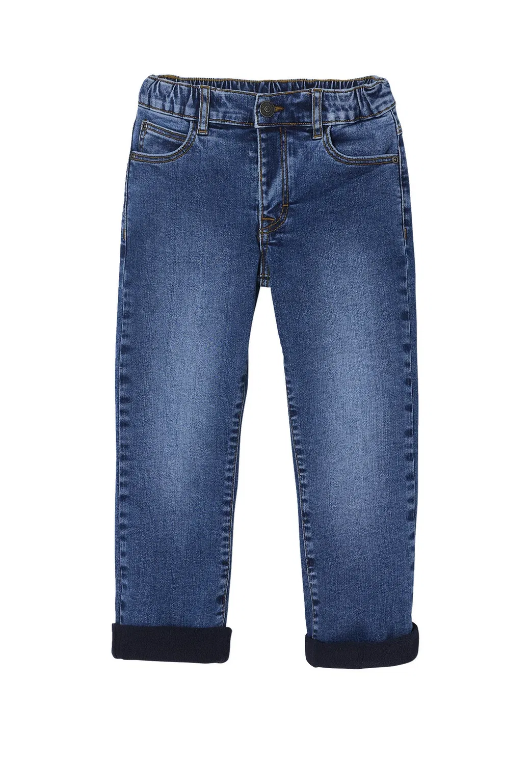 Узкие джинсы Vertbaudet, Blue Denim — фото 4