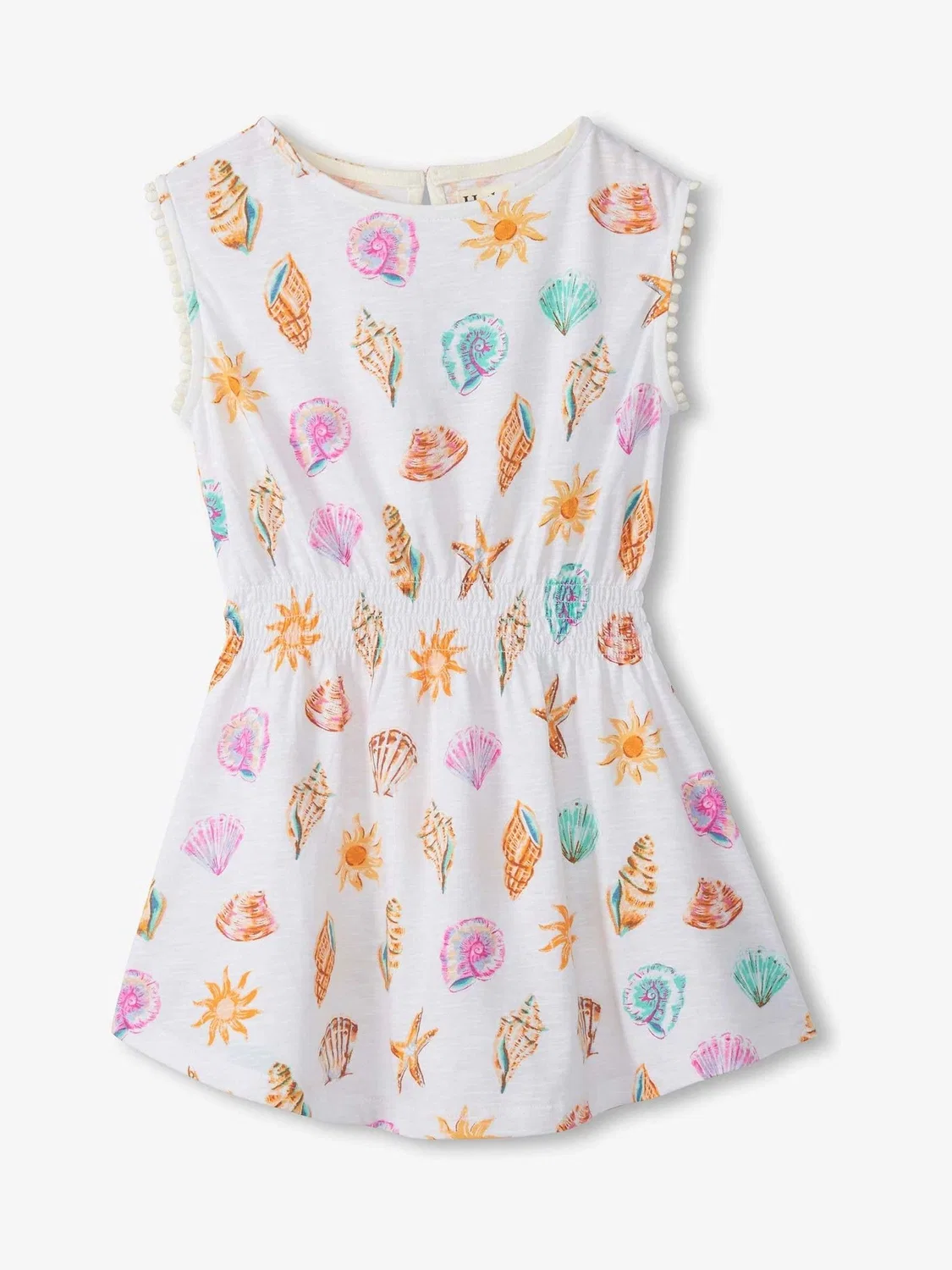 Платье с завышенной талией, Natural Shells and Sunshine Hatley, бежевый