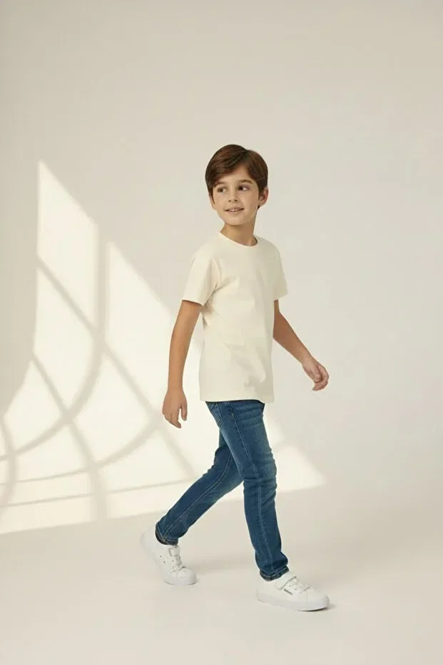 Детская футболка для девочек хлопковая Atölye Kids, Organic Cream — фото 3