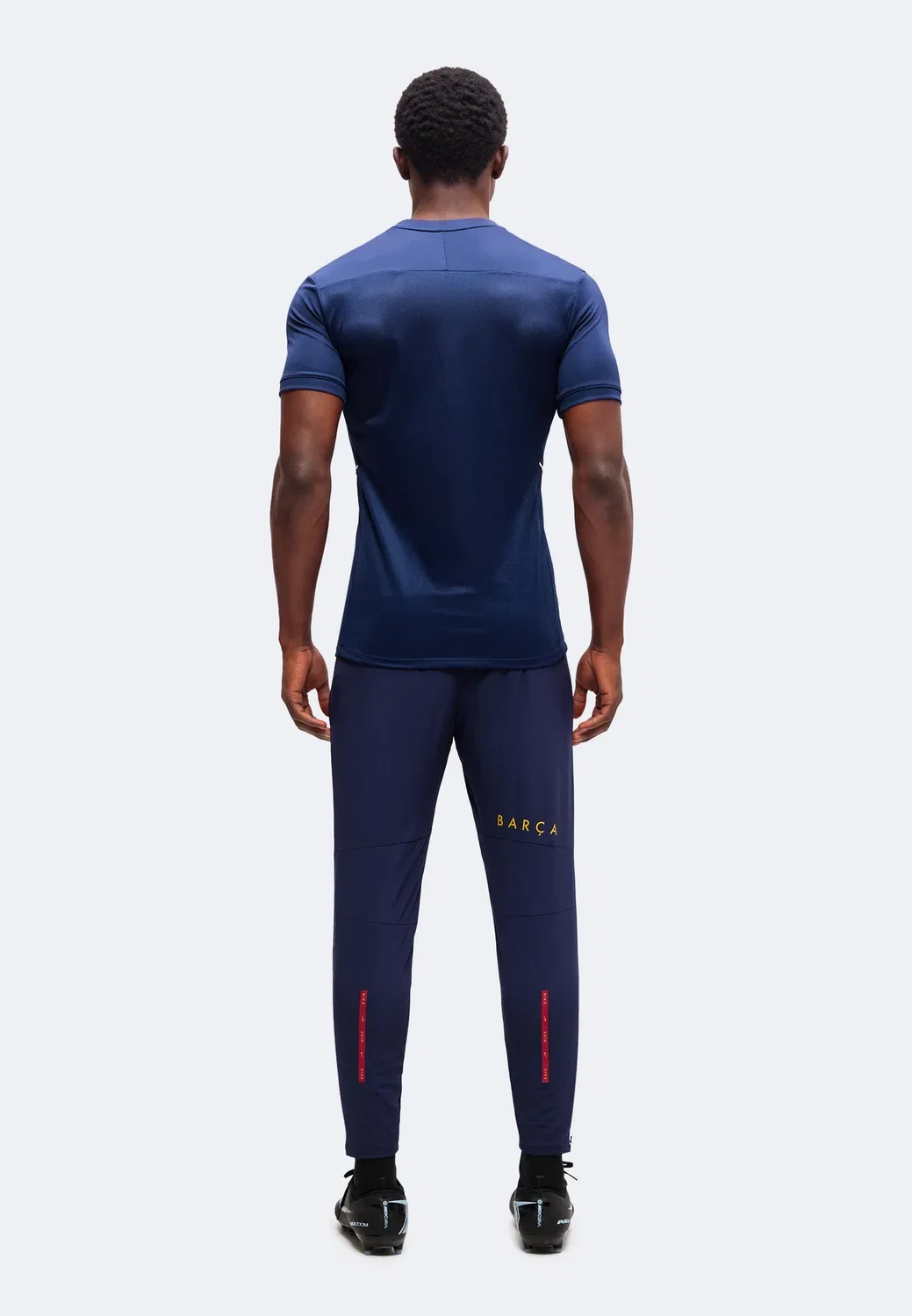 Fcb City Side Running - клубная одежда Nike Performance, Blackened Blue/Mineral Yellow — фото 3