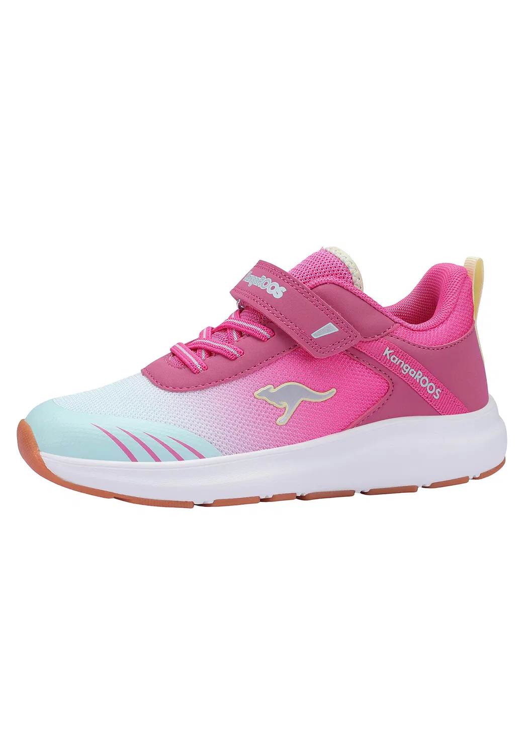 Детские кроссовки с липучкой KB-Rida EV KangaROOS, Rosa