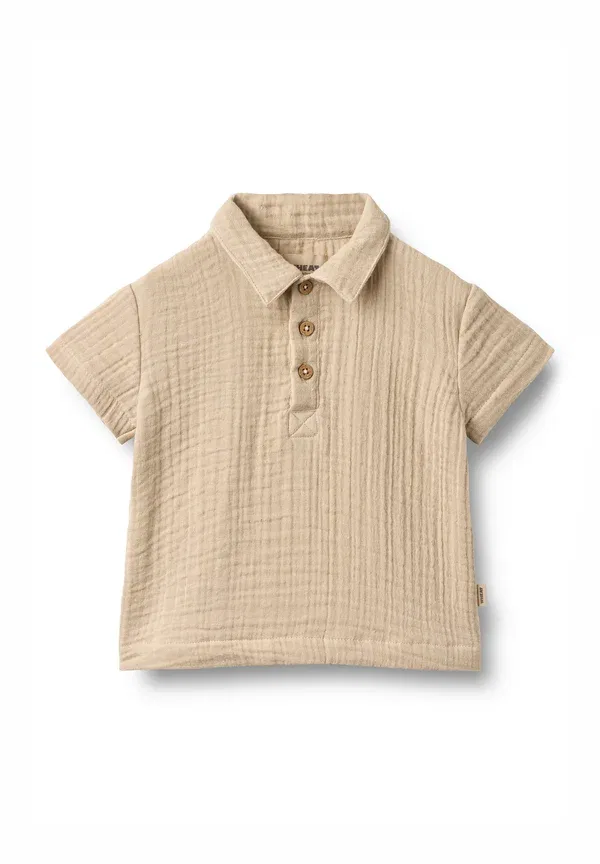 Футболка поло хлопковая Polo shirt Wheat warm sand