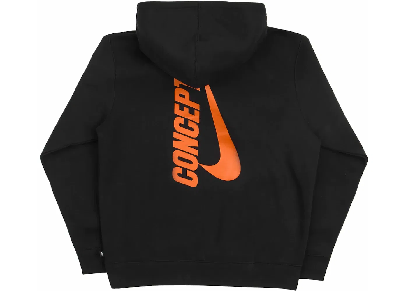 Мужской худи с принтом Concepts Nike, Black Orange — фото 2