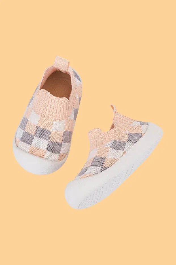 Детские туфли для девочек ортопедические Guula baby girl & child pink-white comfortable anti-slip orthopedic sole first step shoes & sneaker Mumenim, Pink