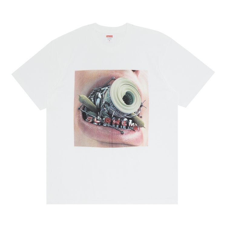 

Футболка Supreme Braces Tee 'White', белый