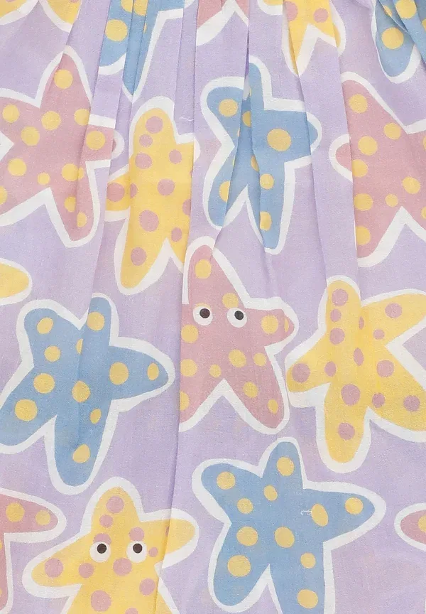 Комплект с принтом Set - day dress Stella Mccartney Kids, viola, фиалковый — фото 3