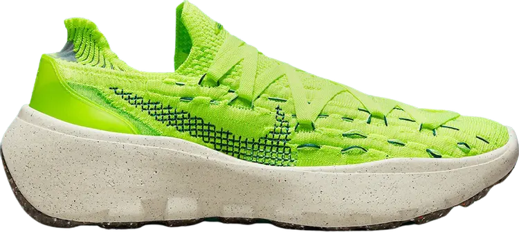 

Кроссовки Nike Space Hippie 04 'Light Lemon Twist', зеленый