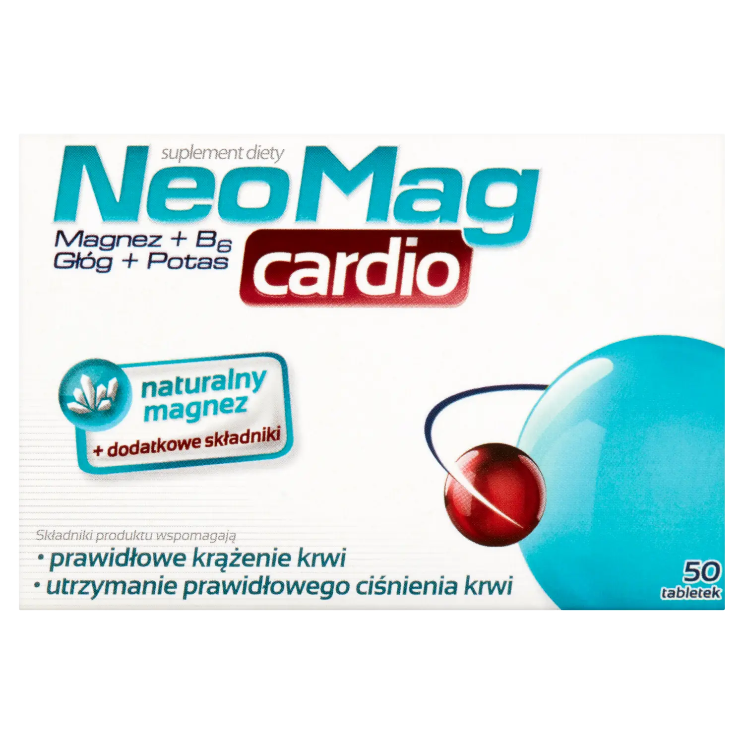 

Neomag Cardio биологически активная добавка, 50 таблеток/1 упаковка