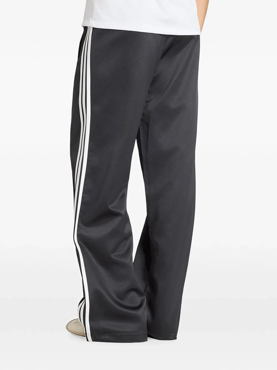 Атласные спортивные брюки SST свободного кроя Adidas, черный — фото 3