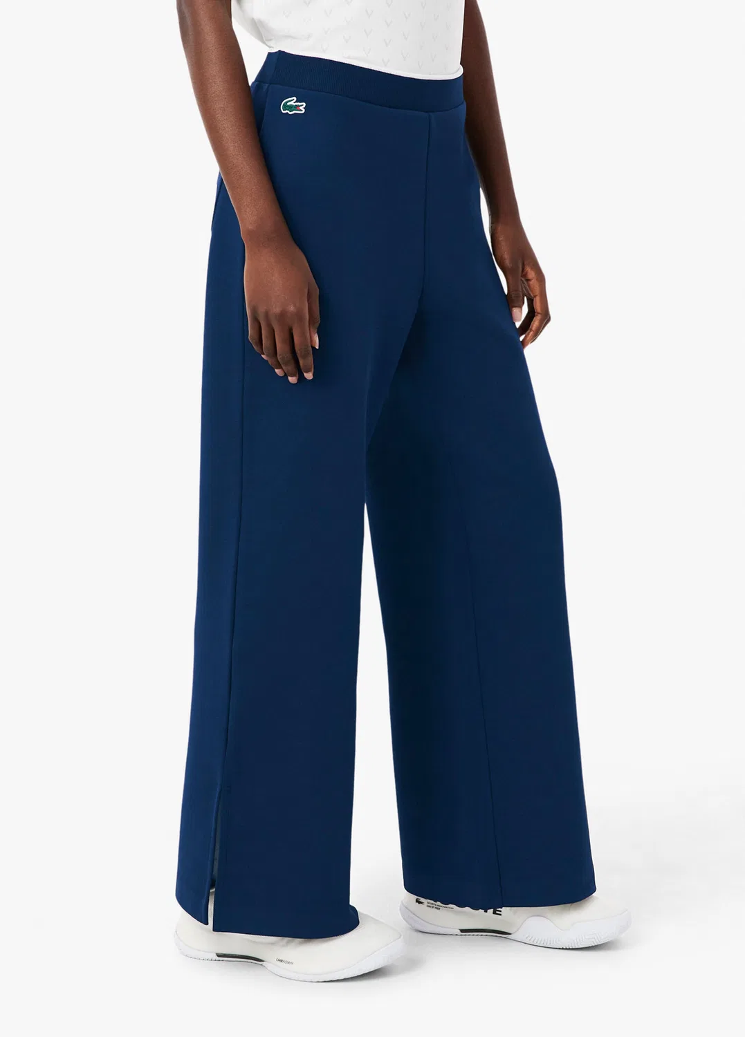 Штаны Lacoste Lacivert, широкие, navy — фото 3