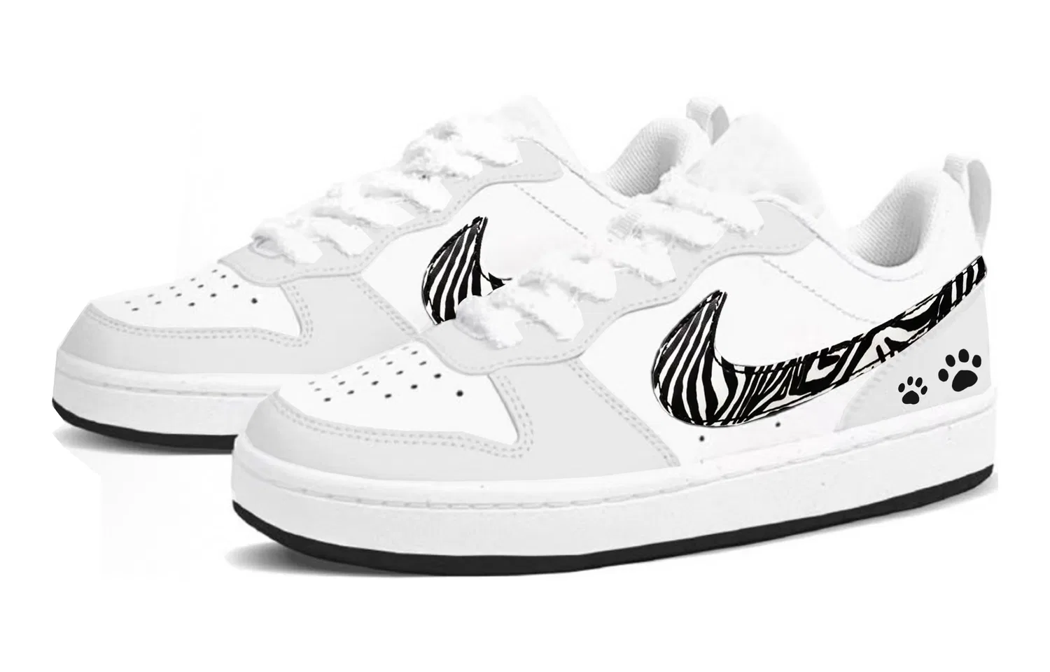 Детские кроссовки для скейтбординга Court Borough 2 Nike, Gray — фото 4