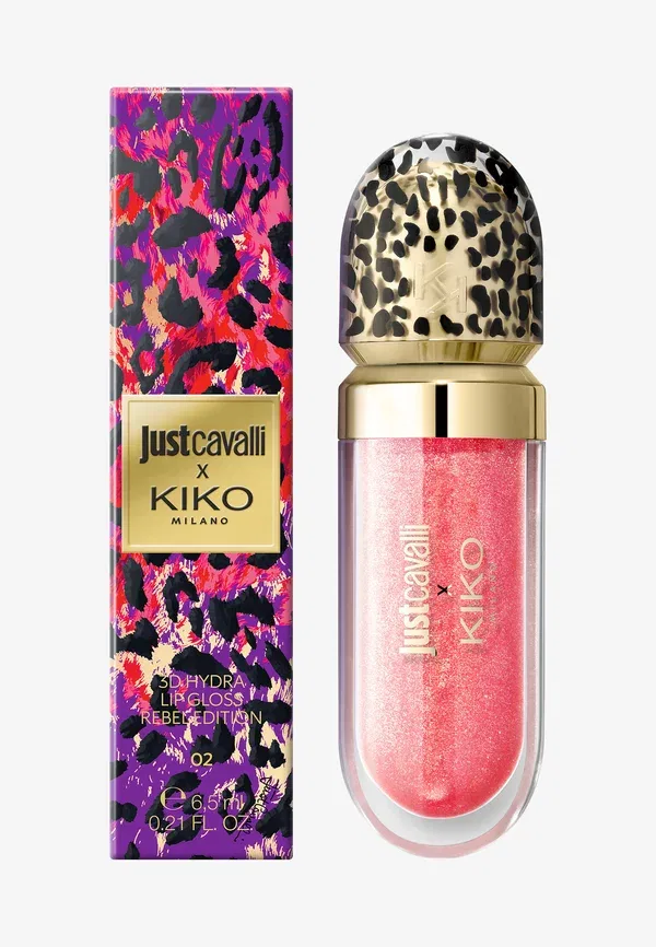 Блеск для губ Just Cavalli x 3D Hydra Rebel Edition - блеск для губ 6.5 мл Kiko Milano, цвет 02 jaguar nectar — фото 3