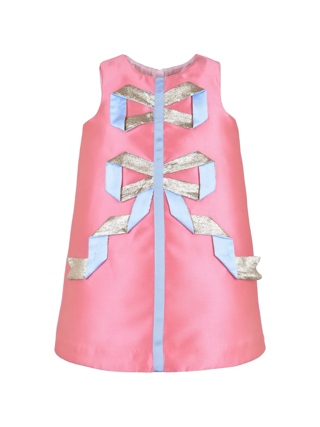 Платье мини с лентами Hucklebones London, розовый