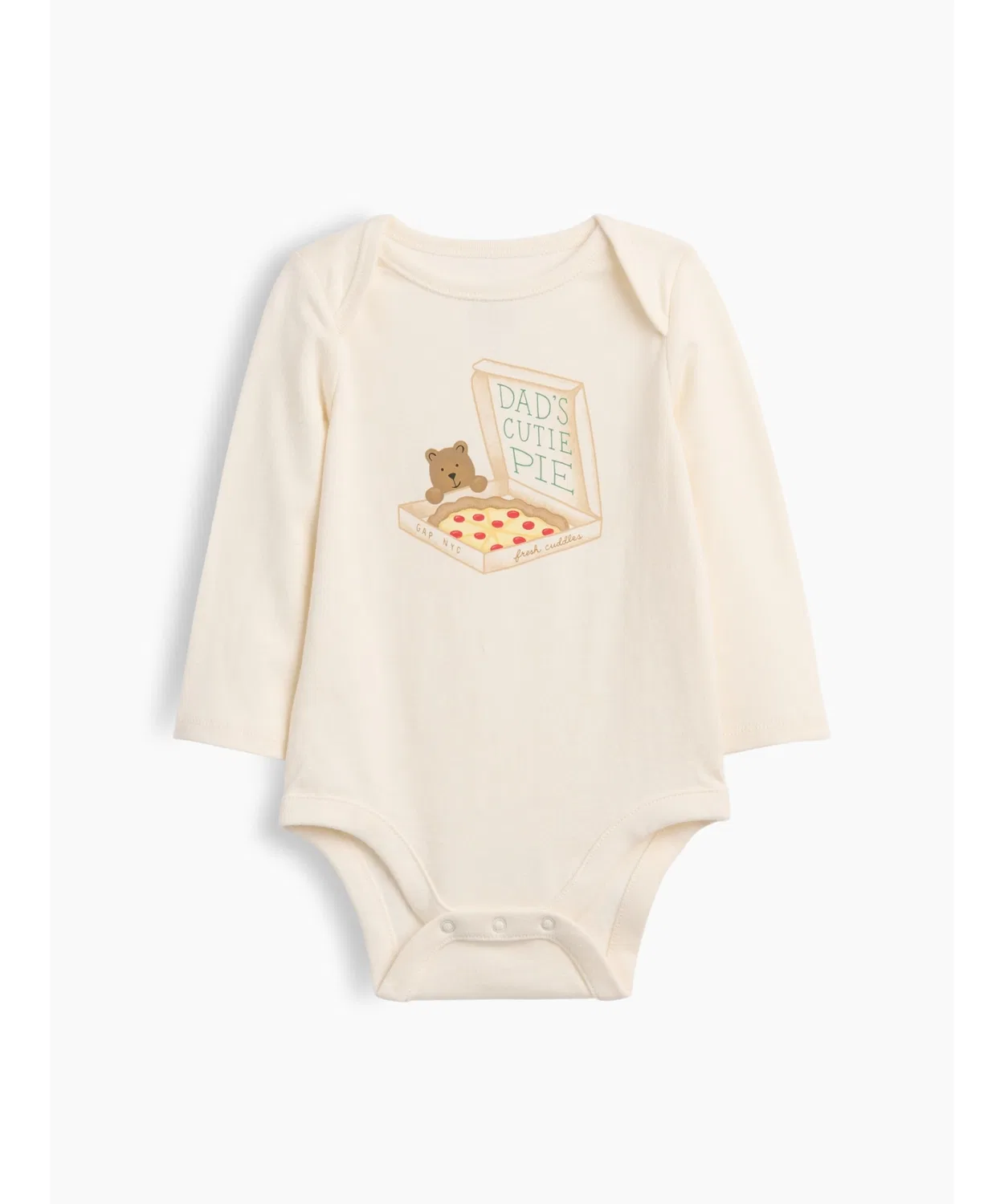 Детский боди-комбинезон с длинным рукавом с принтом, Organic Graphic Bodysuit GAP, Other