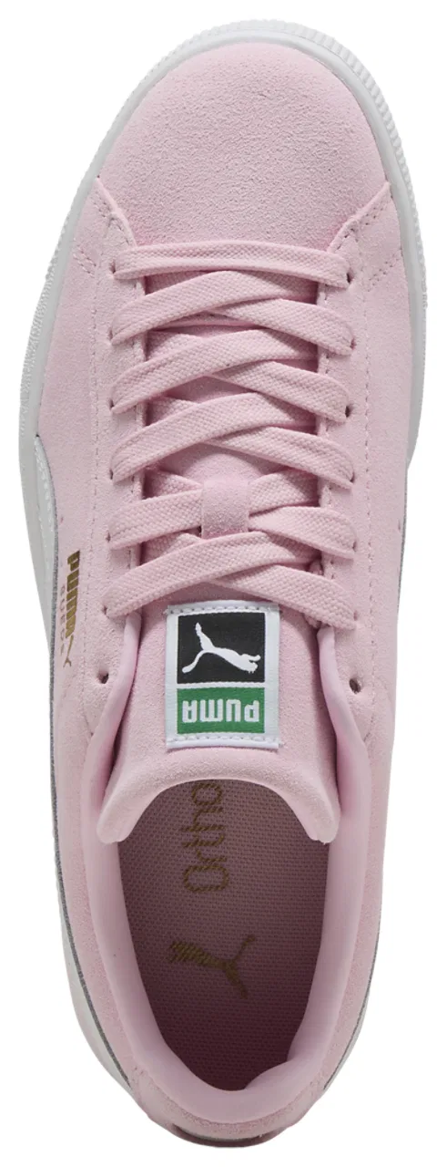 Детские кроссовки для девочек PUMA Suede Classic, Puma White/Pink Lady — фото 4
