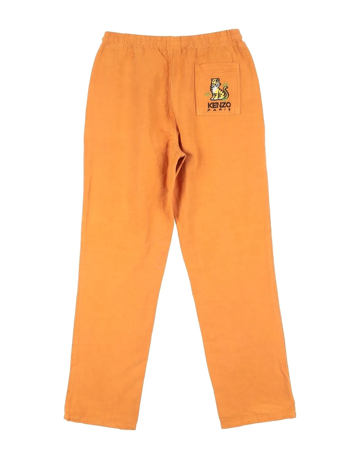 Детские брюки для мальчиков с вышивкой Kenzo Kids, бежевый — фото 2