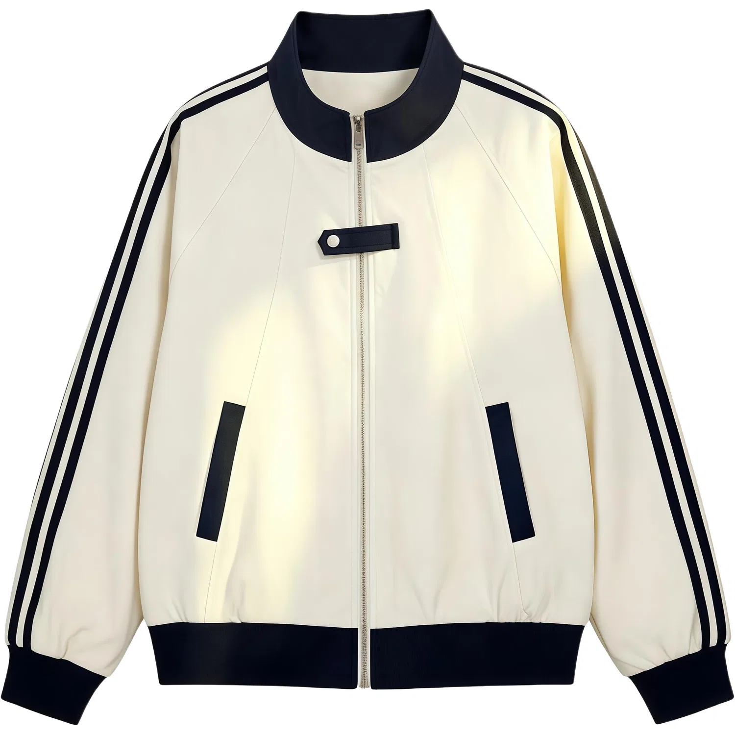 Детский жакет с воротником-стойкой Unisex Stand Collar Moderate Straight Fit MostwantedLab, Ivory White