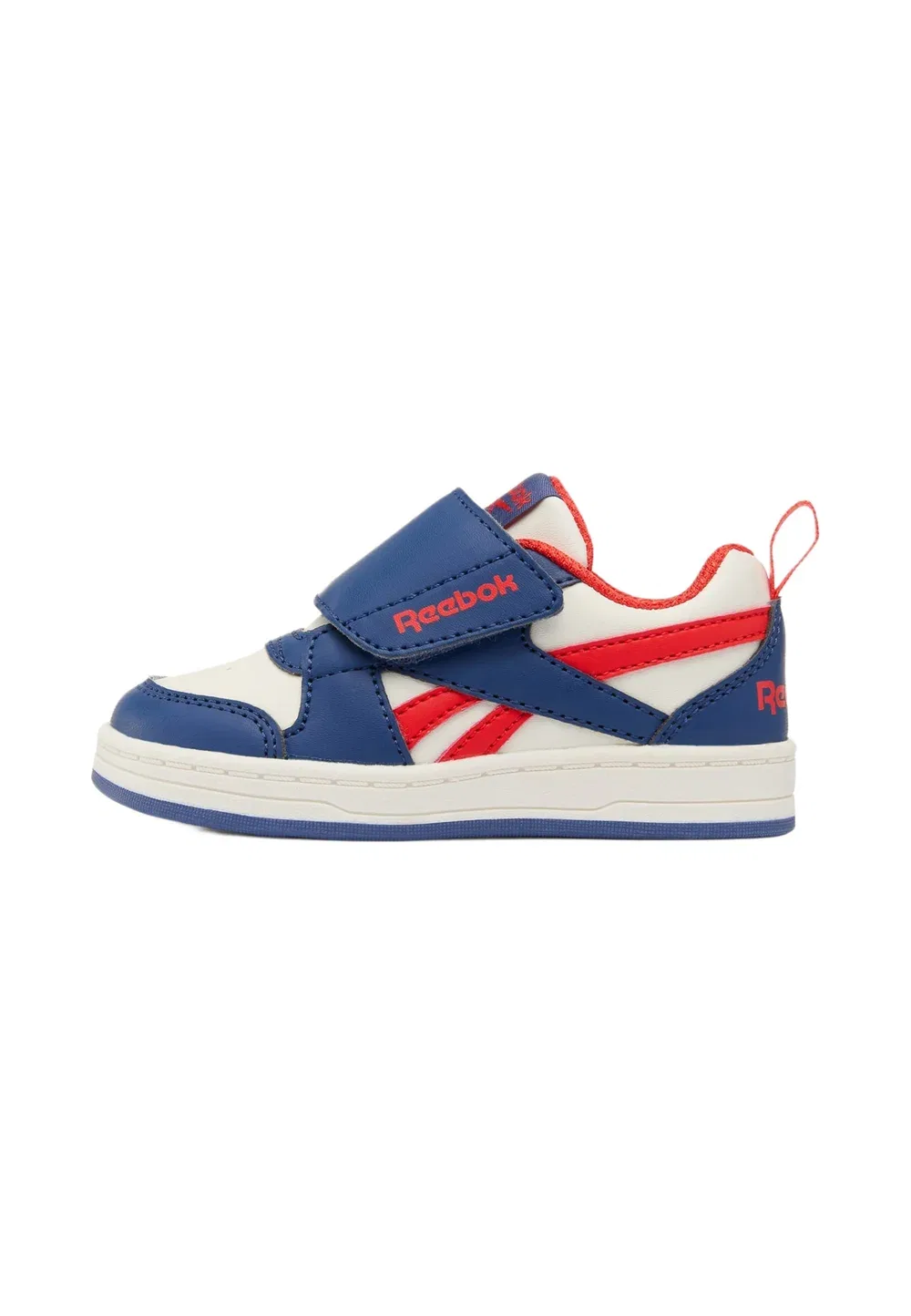 Королевский белый, уютный, комфортный - кроссовки для ходьбы Reebok, Chalk Legacy Blue Rival Red