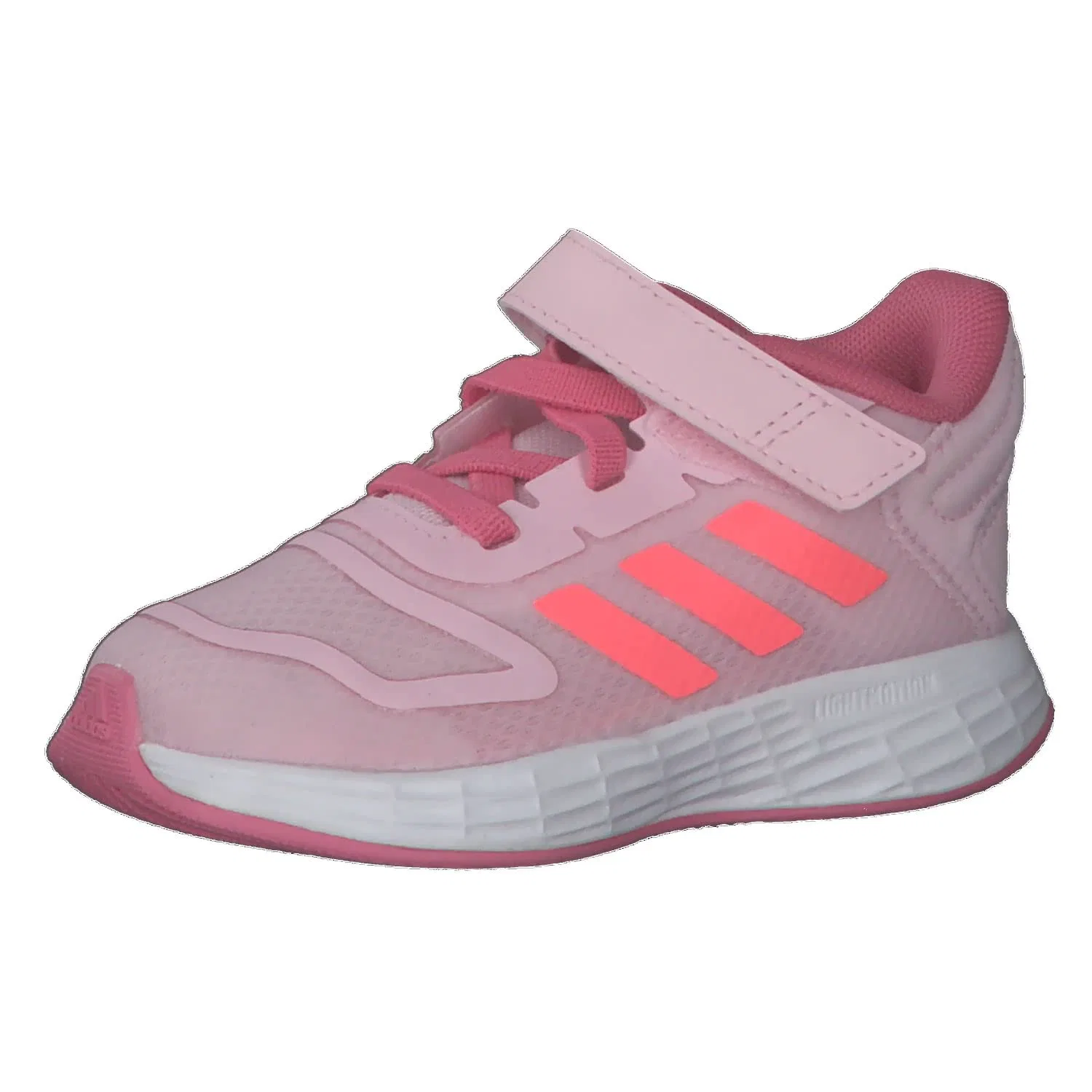 Детские кроссовки для мальчиков с легкой подошвой Duramo 10 El I Adidas, Pink Clear Pink Acid Red Rose Tone