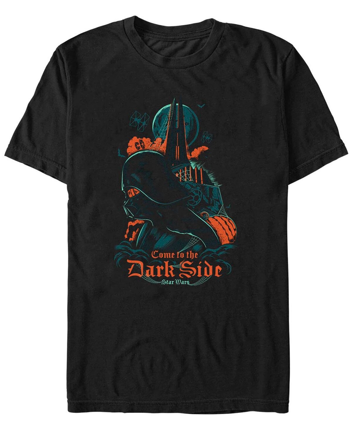 

Мужская футболка с короткими рукавами star wars the dark side Fifth Sun, черный