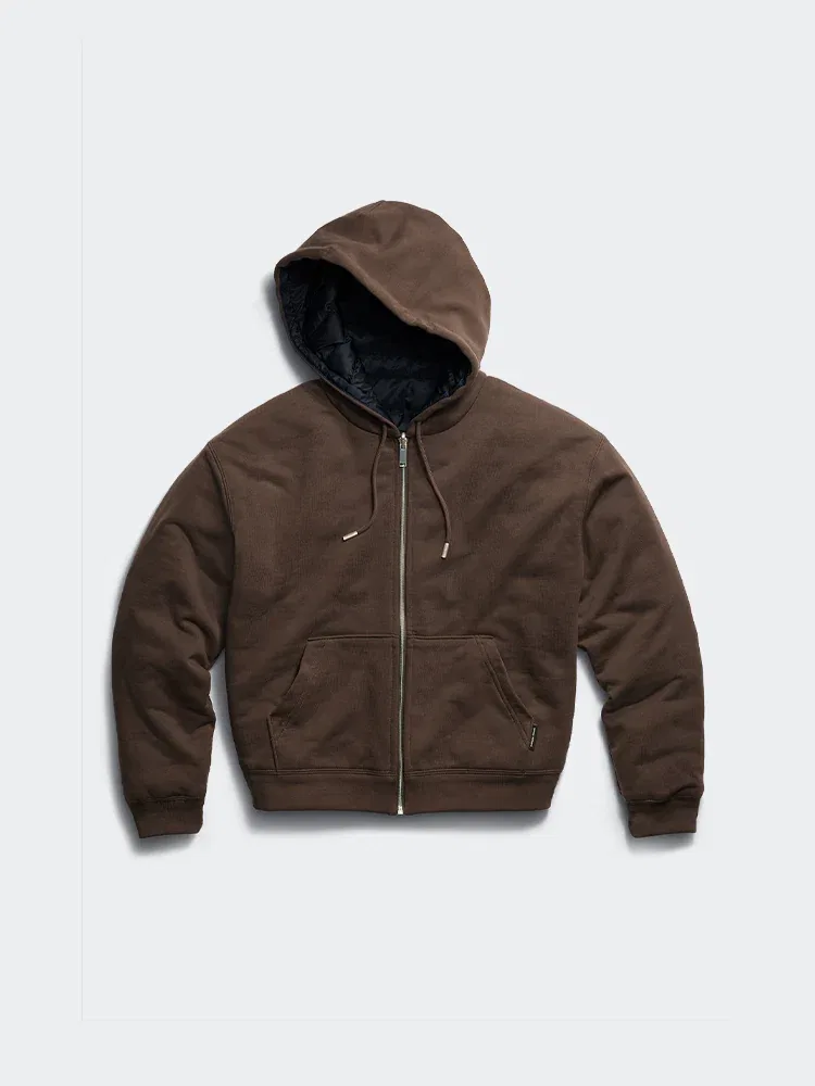 Куртка утепленная, двусторонняя, модель Fuse Reversible Hoody CANADA GOOSE, Brown — фото 2