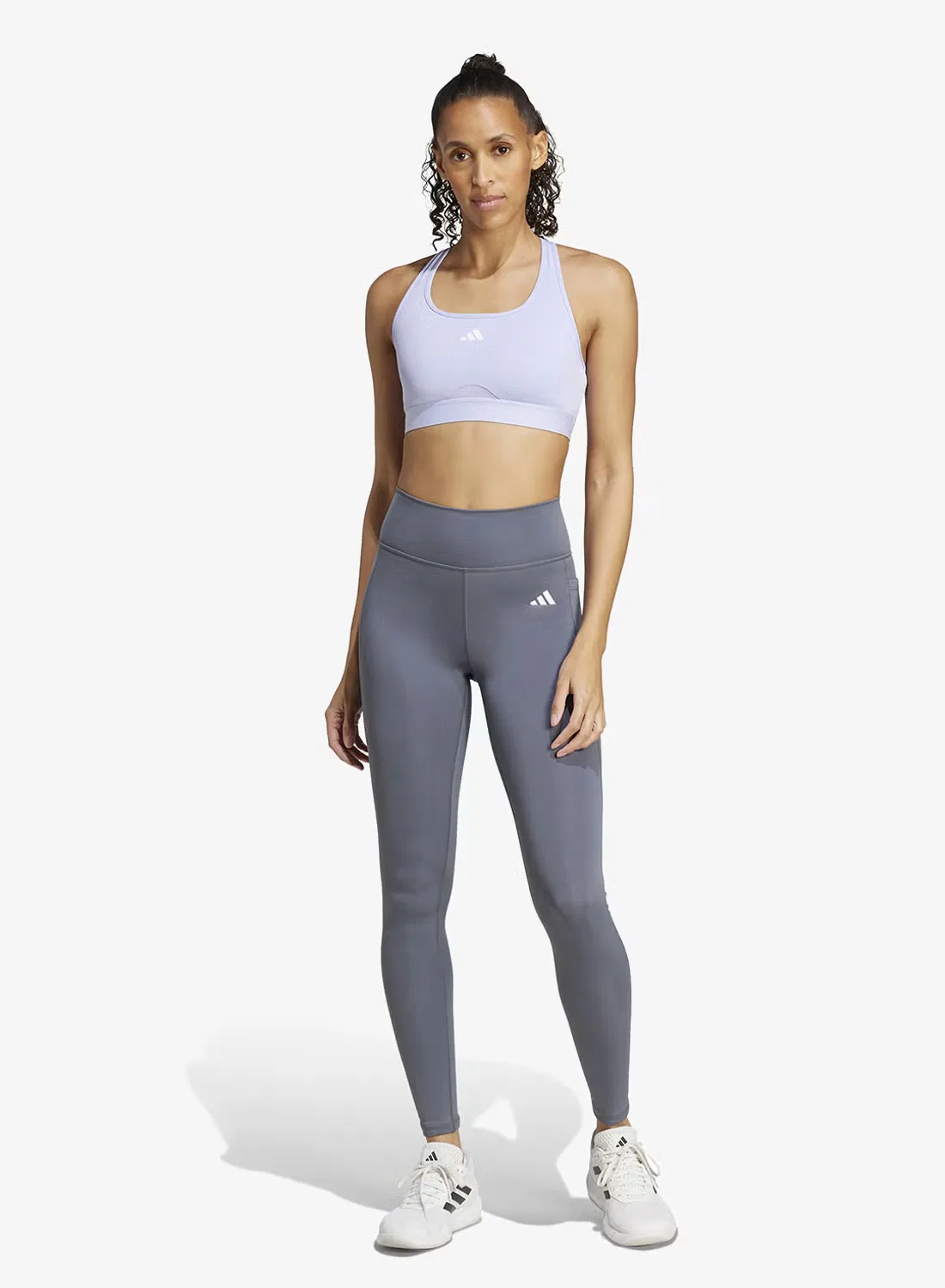Леггинсы полной длины Optime essential Adidas, черный