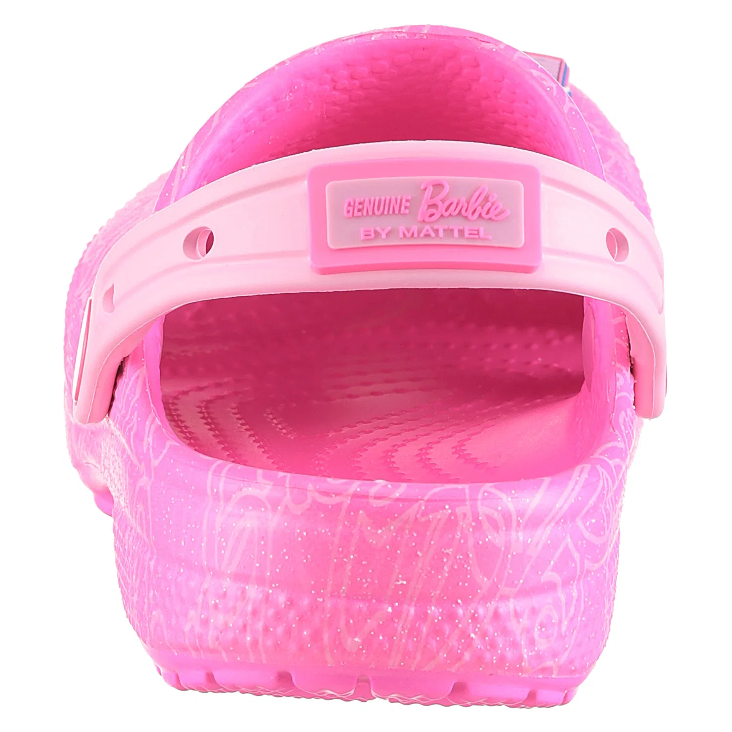 Детские сабо с принтом Barbie Crocs, Pink — фото 2