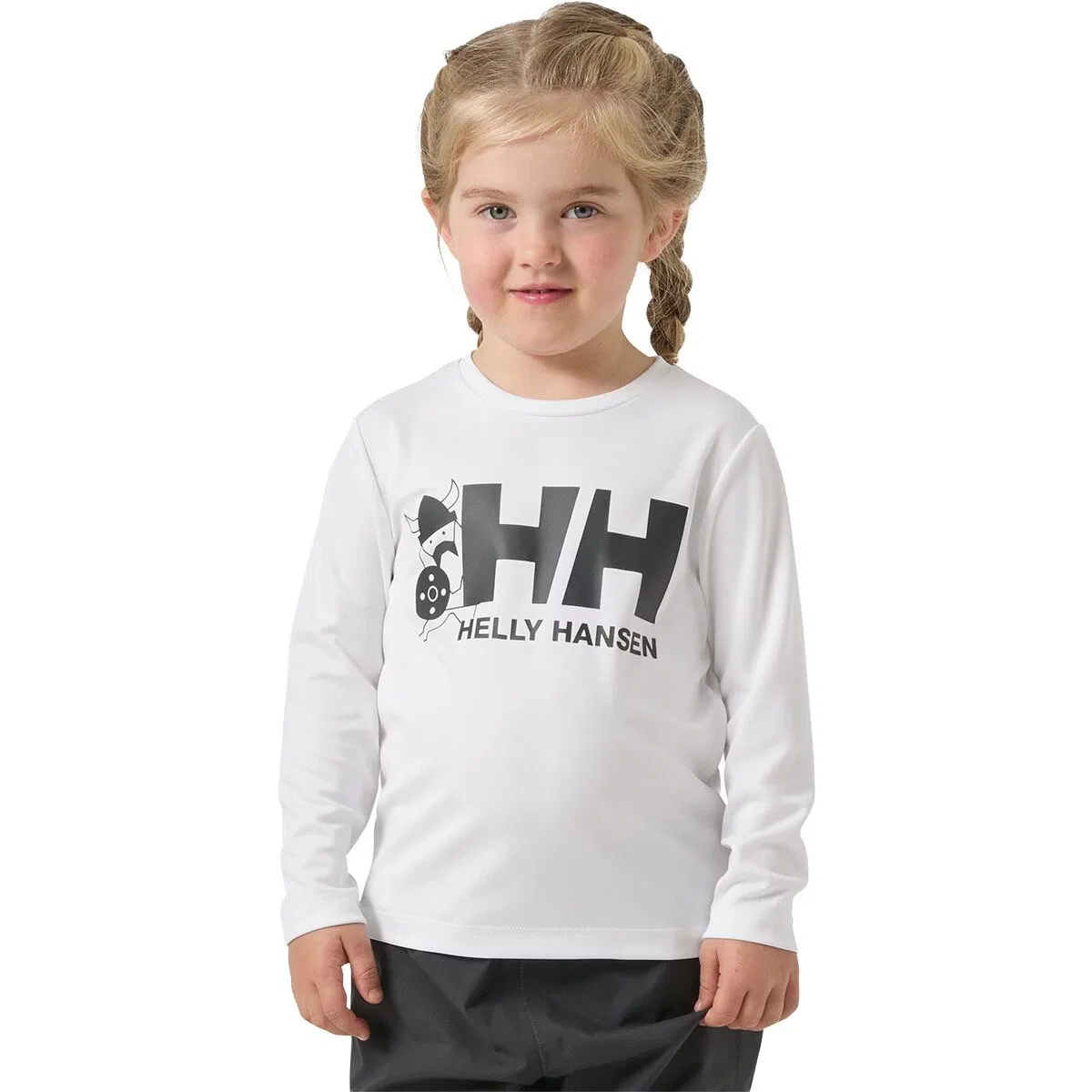 Детская футболка с длинным рукавом с принтом HH Tech Graphic Long-Sleeve Top Helly Hansen, White2