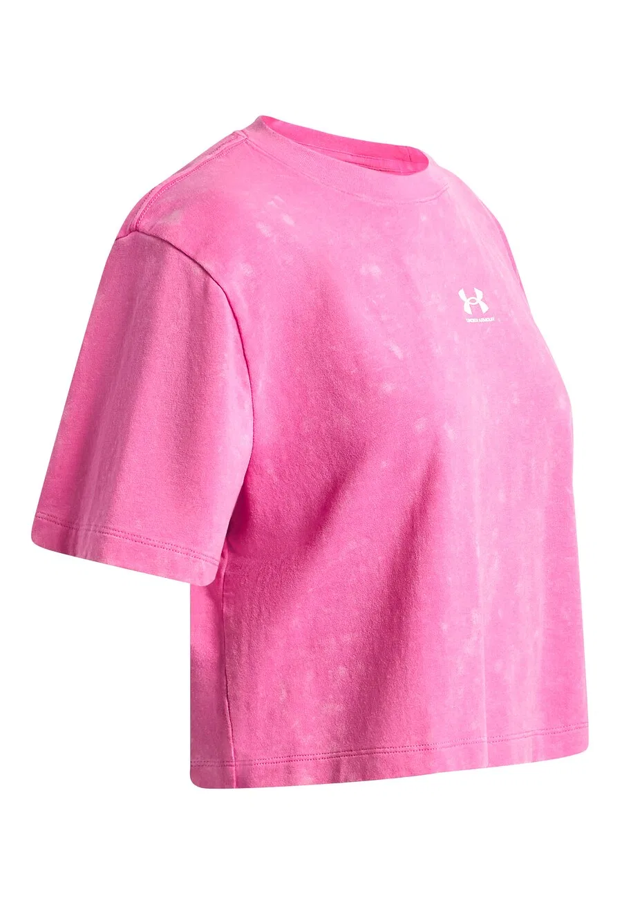 Спортивная футболка UNDER ARMOUR Performance Shirt 'Rival' розового цвета — фото 2