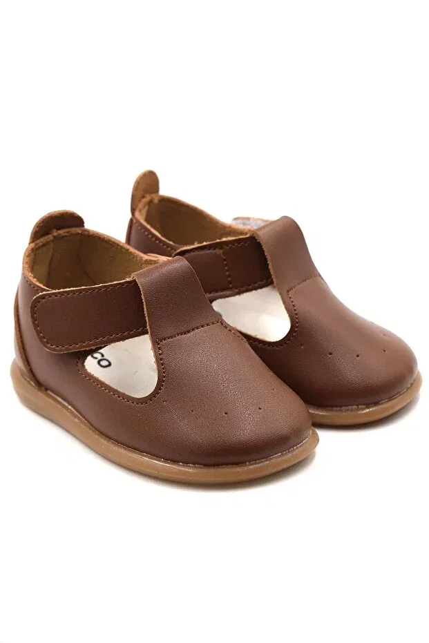 Детские ортопедические туфли для девочек Macco Shoes, Taba